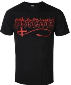 POSSESSED Red Logo T-Shirt LARGE