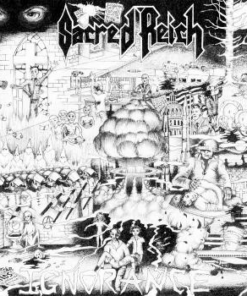 SACRED REICH Ignorance LP Bi-Colour RED / WHITE VINYL
