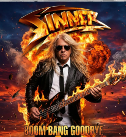 SINNER Boom Bang Goodbye LP BLUE VINYL