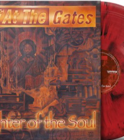 AT THE GATES Slaughter of the Soul LP RED BLACK MARBLED VINYL