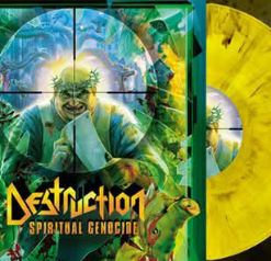DESTRUCTION Spiritual Genocide LP YELLOW MARBLED VINYL